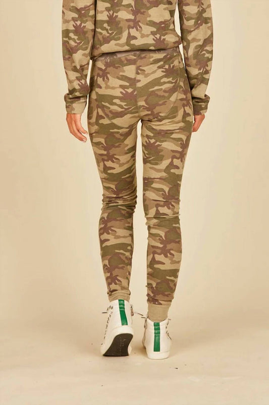 Vintage Havana - Green/Grey Camo Thermal Lounge Pants