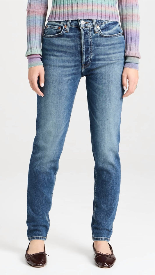 Re/Done - High Rise Skinny Jeans