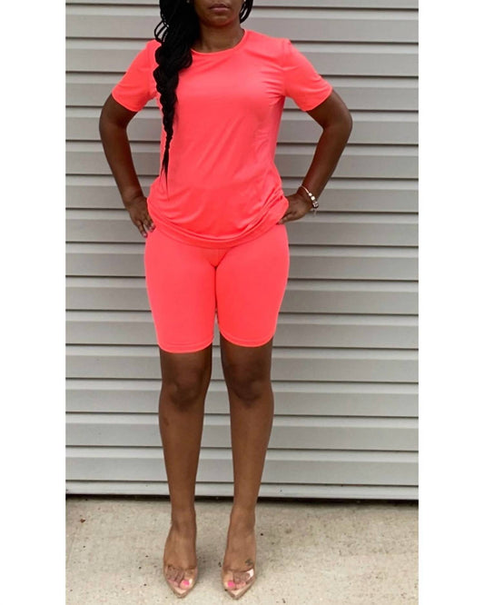 Daisy - Daytime Royal Short Set