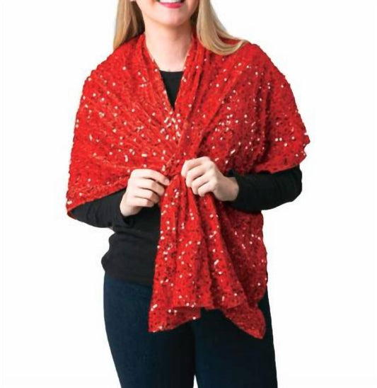 Top It Off - Krystal Sequins Keyhole Wraps