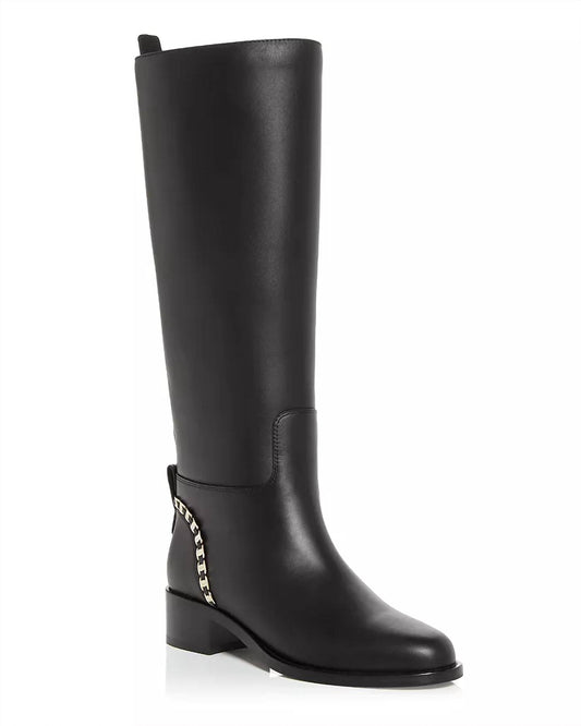 Salvatore Ferragamo - Women's Vara Chain Knee-high Boots