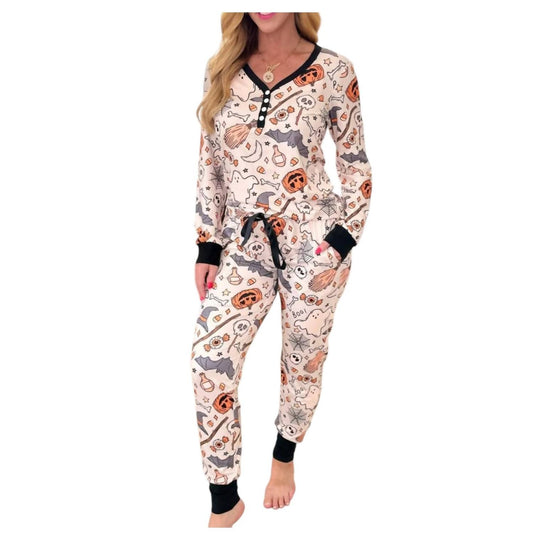Shirley Stone - Halloween Pajama Set