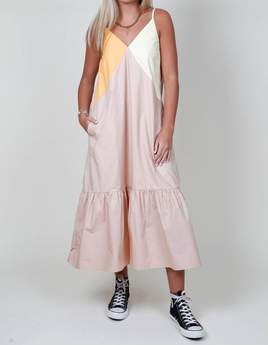 English Factory - Colorblock Maxi Dress