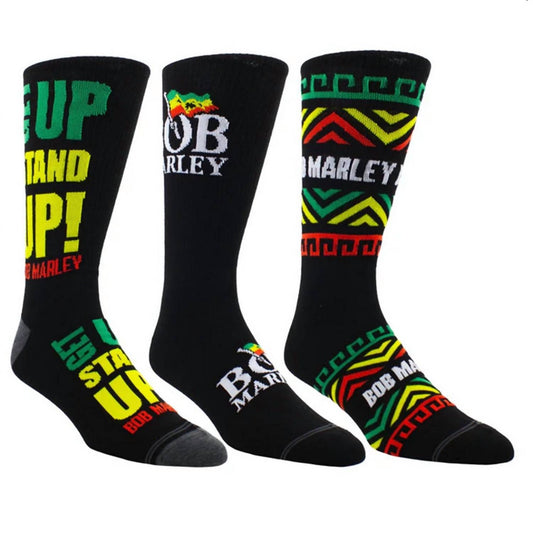 Perri’S Socks - Bob Marley Get Up Multipack Crew Socks