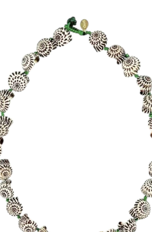 Clare V. - Women's Checker Shell Necklace