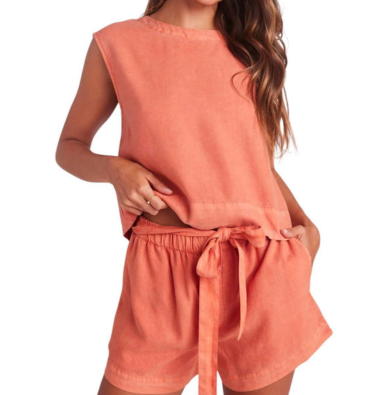 Bella Dahl - boxy button back top