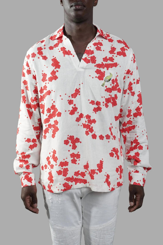 Orlebar Brown - Men's Ridley Plum Blossom Shirt