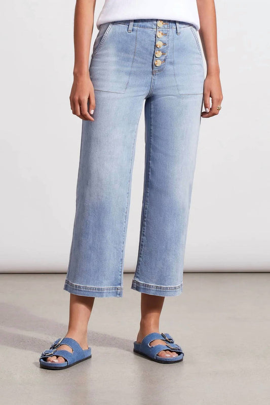 Tribal - Brooke High Rise Hugging Crop Jeans