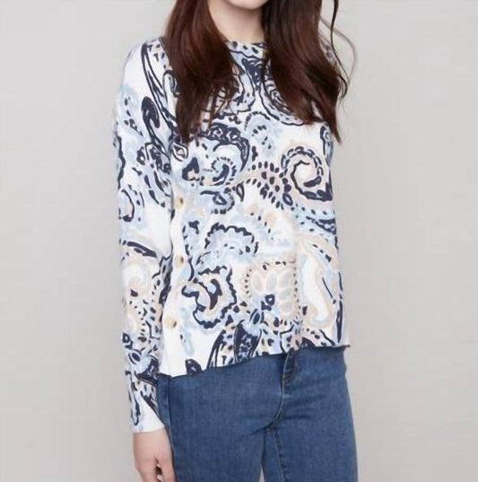 Charlie B - Side Buttons Sweater