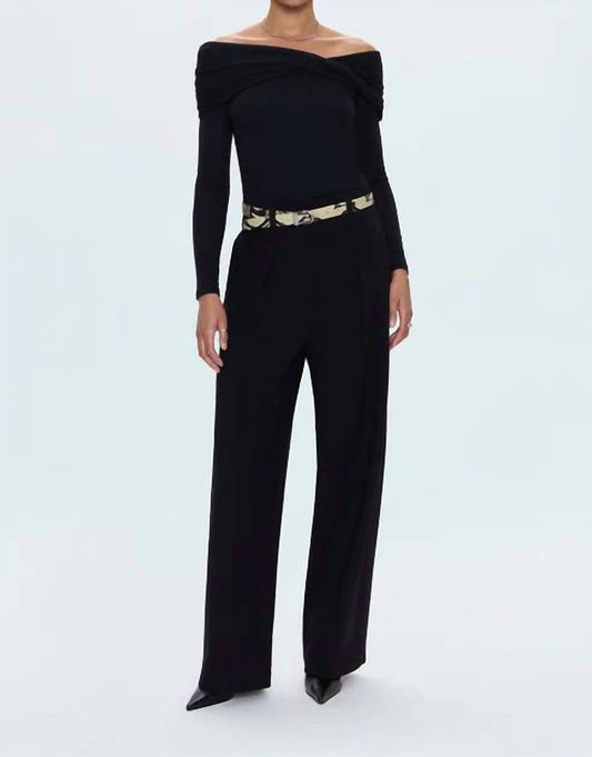 Pistola - Eden Pleated Ponte Trouser