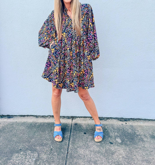 Jodifl - Petal Parade Floral Dress