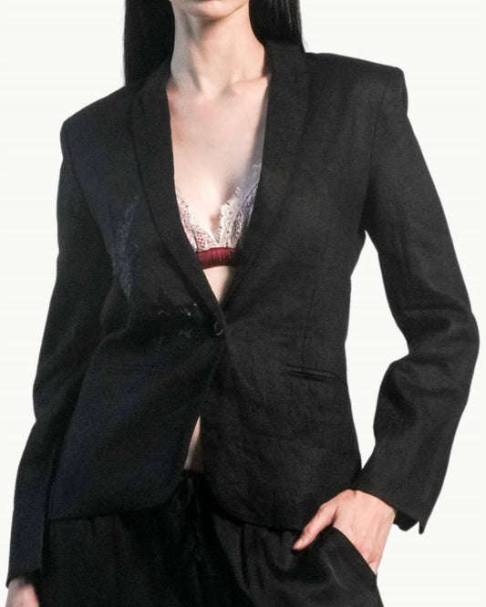 Angel Wings By Lucy - Paris Linen Jacket Blazer
