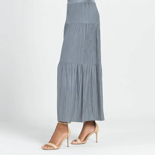 Clara Sunwoo - Soft Pleat Knit - Tiered Skirt-pant -Plus