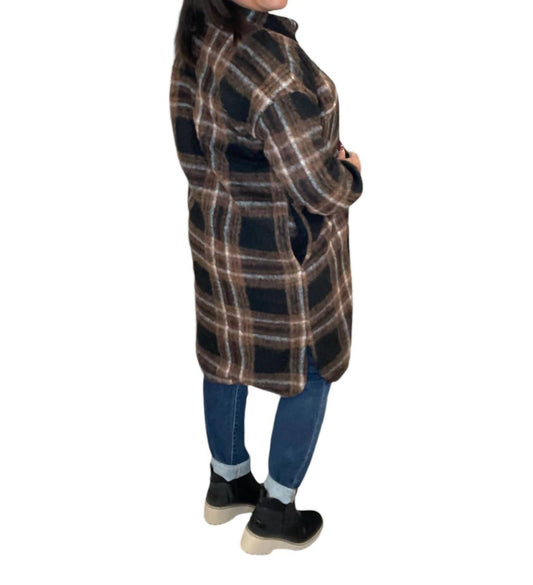 Saltwater Luxe - Plaid Button Up Jacket