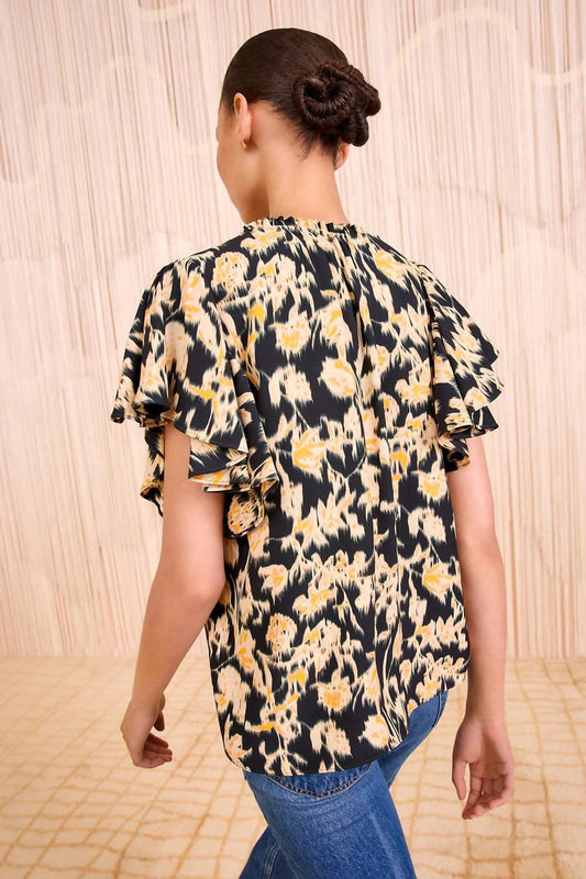 Ulla Johnson - Lilo Flutter Sleeve Blouse