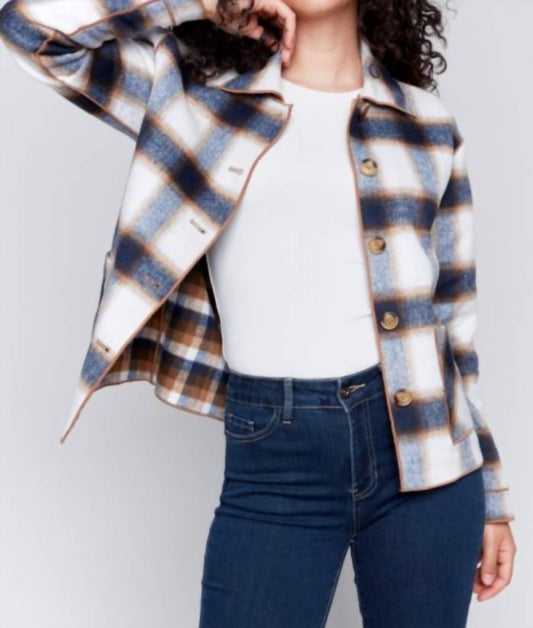 Charlie B - Reversible Plaid Jacket