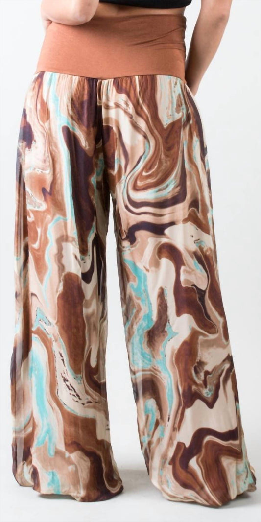 Gigi Moda - Aspen Marble Wide Leg Pants