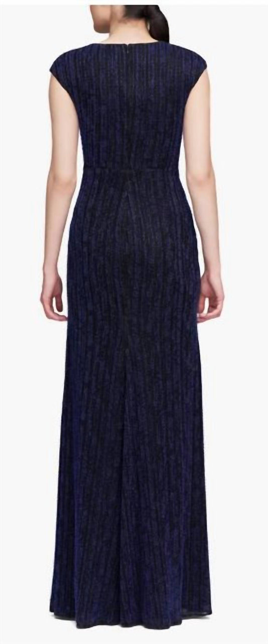 Theia - Raya Beaded Asymmetric Gown