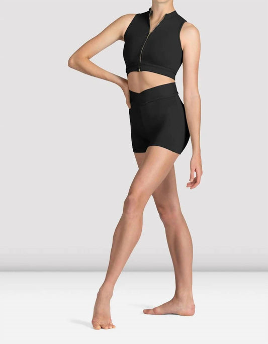 Bloch - Mirella Miami Zip Front Crop Top