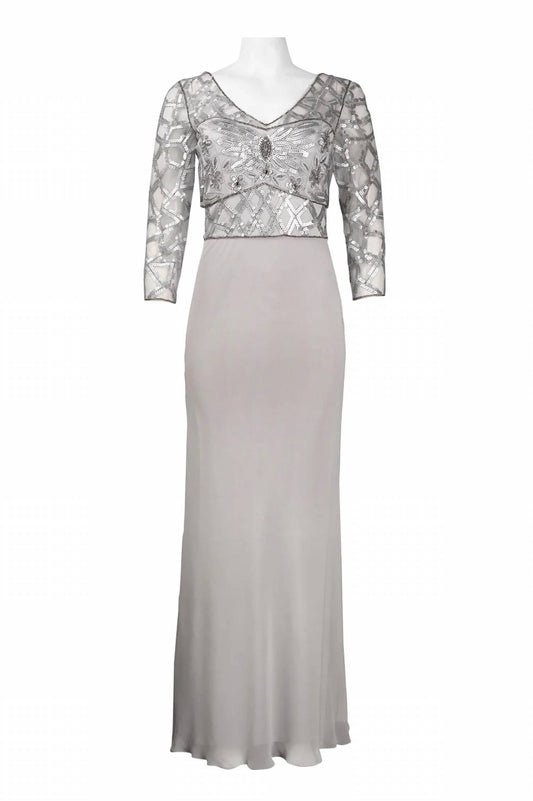 Sue Wong - Embellished Bodice Long Evening Dress