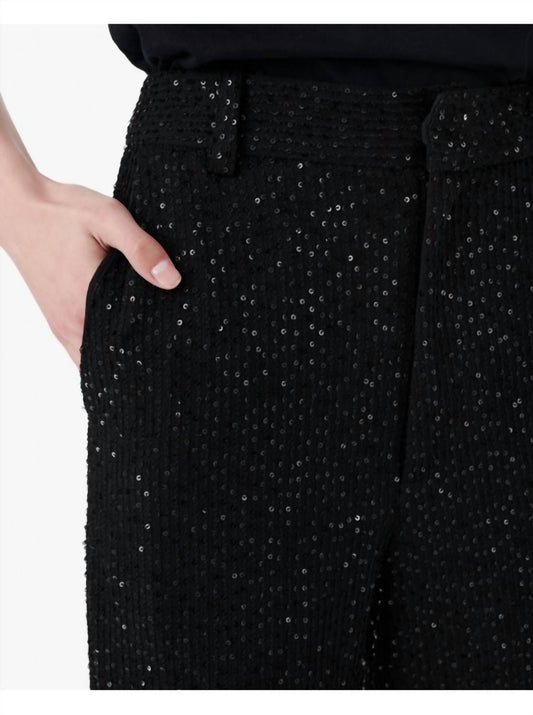 Iro - Morine Straight Cut Sequin Trouser