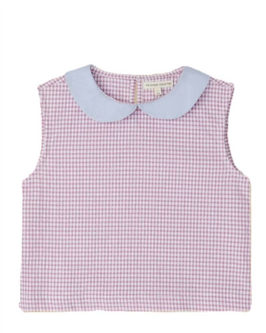 The Sunday Collective - Girls Gingham Picnic Top