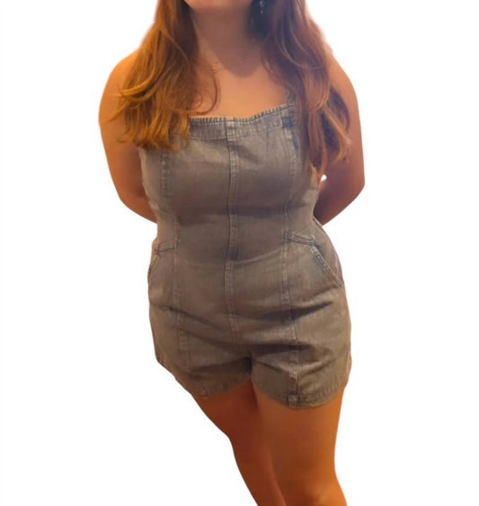 Mustard Seed - Rory Denim Romper