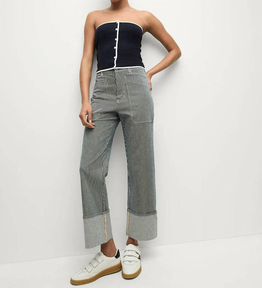 Veronica Beard - Strapless Button Top