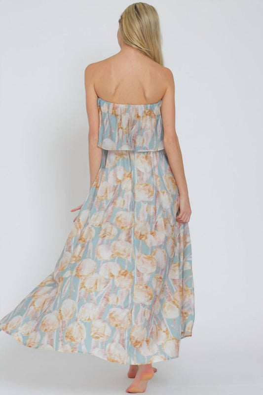 Celeste - Bloom Off Shoulder Maxi Dress