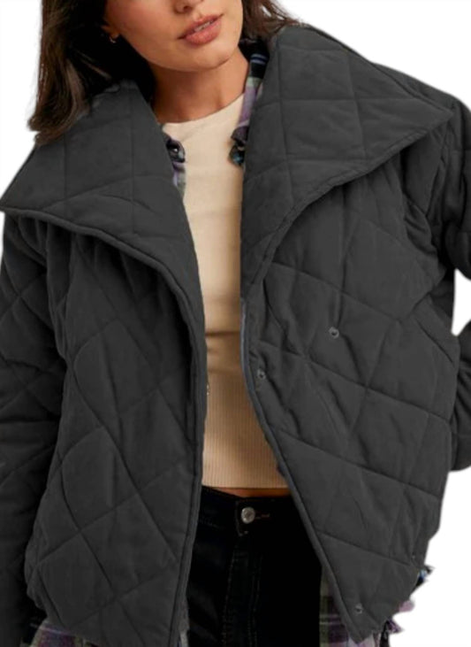 Hem & Thread - Long Sleeve Quilted Jacket