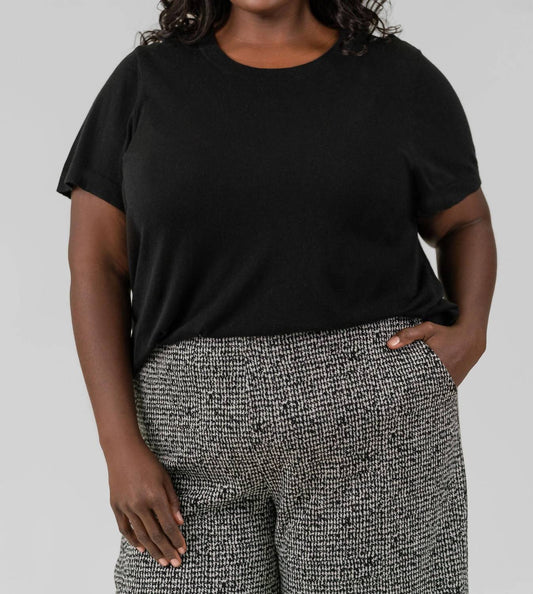 Nic + Zoe - Sweater Short Sleeve Top - Plus