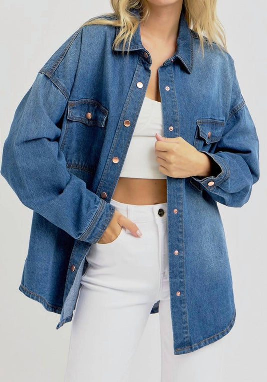 Risen - Oversized Shirt Jacket