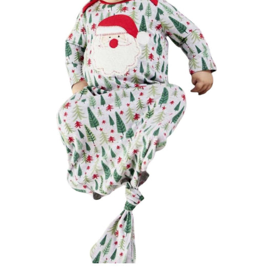 Mudpie - Girl's Baby Family Christmas PJ Gown