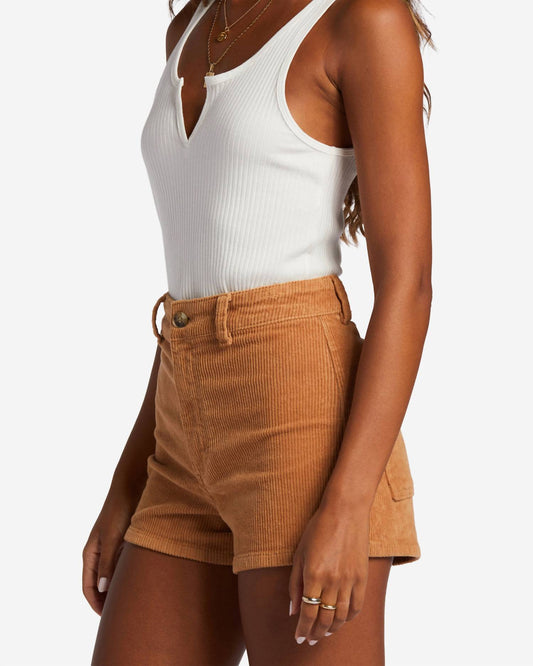 Billabong - Free Fall High-waisted Corduroy Shorts