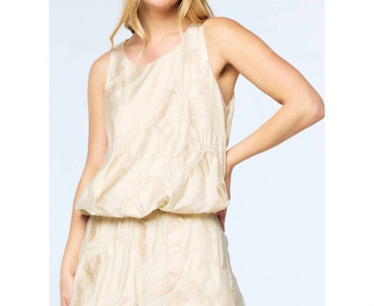 Ciebon - Beaded Bubble Tank Top