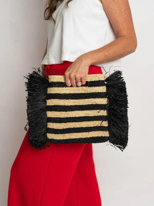 Baldiz - Remi Fringe Raffia Bag
