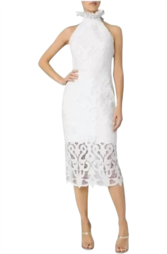 Milly - Bridget Guipure Lace Midi Dress