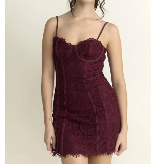 Storia - Lace Bustier Dress