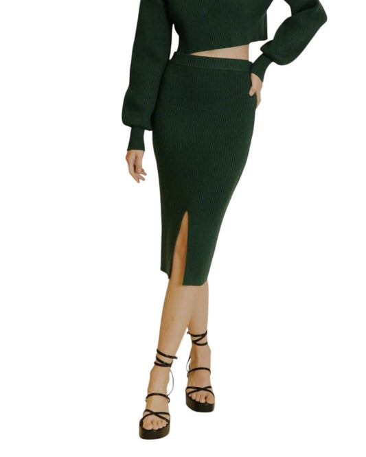 Aureum - KNIT PENCIL SKIRT