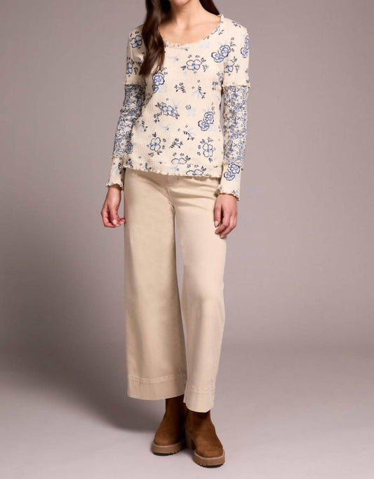 Tribal - Pointelle Scoop Neck Top