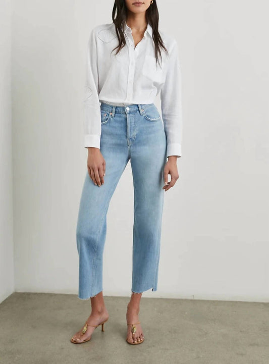 Rails - Charli Eyelet Shells Long Sleeve Top