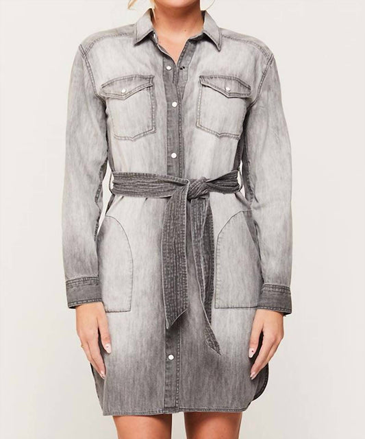 Velvet Heart - Chic Denim Cowgirl Dress