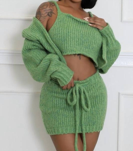 Little Secret Of Mine - Knit Me Baby One More 3-piece Set
