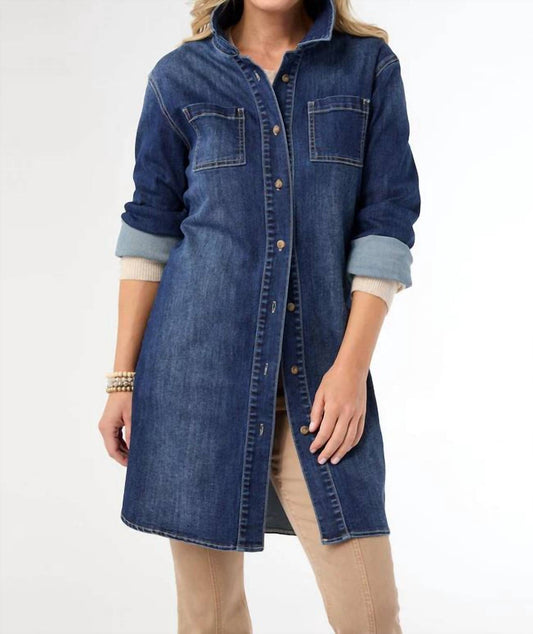 Coco + Carmen - Button Front Long Shacket