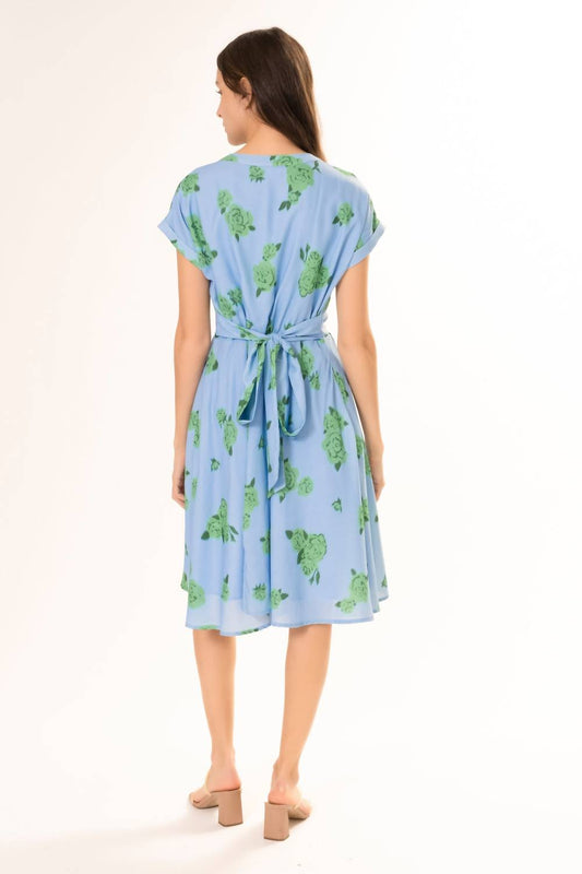 Area Stars - Floral Belted Dress