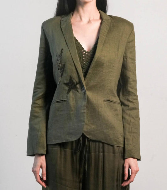 Angel Wings By Lucy - Paris Linen Jacket Blazer