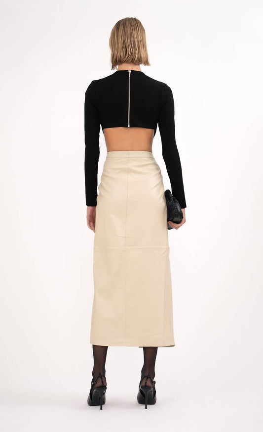 Nonchalant Label - Celeste Leather Skirt