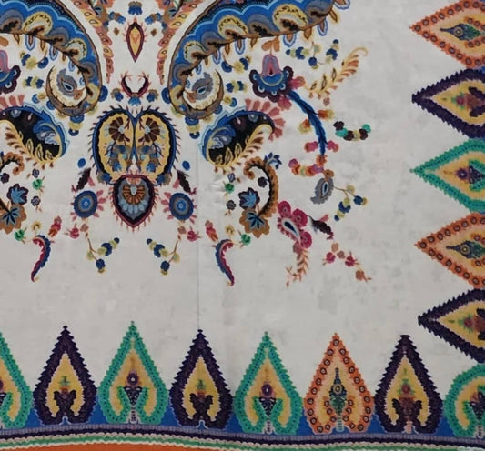 Etro - Women's Paisley & Floral Print Silk Blend Sheer Scarf