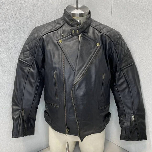 Born To Race Usa - Men's Leather Motorcycle Jacket