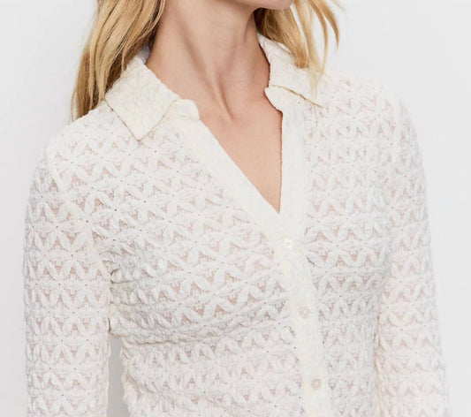 Sanctuary - Dreamgirl Lace Button Up Top